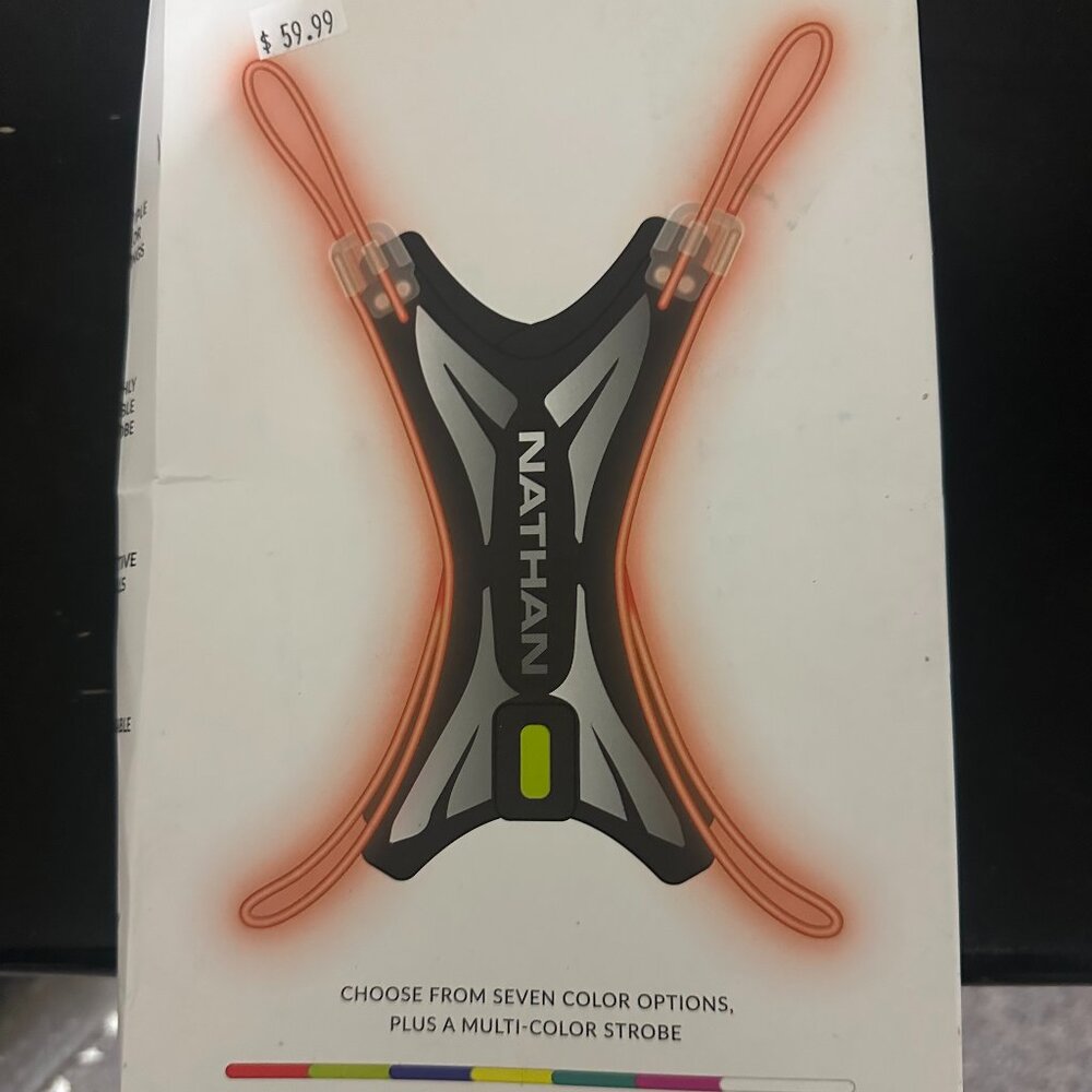 🚨 Nathan HyperNight Laser Light Vest – High Visibility Safety Vest – One Size